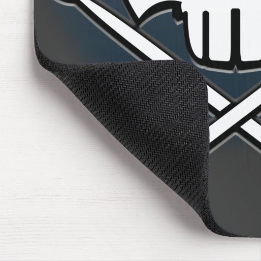 Muismat van zware metalen Mousepad Rock & Roll Dru (Hoek)