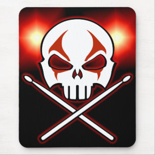 Muismat van zware metalen Mousepad Rock & Roll Dru