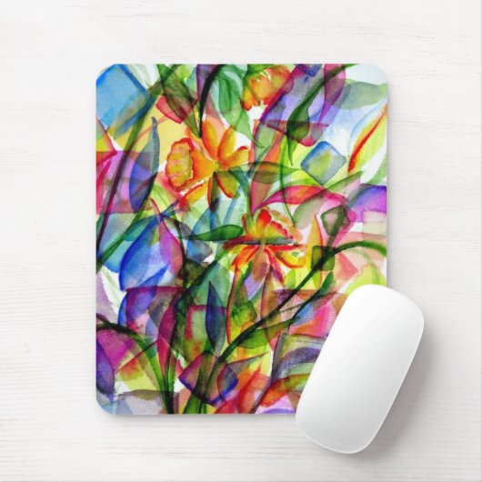 Muismat Verfrembloemen (Met muis)