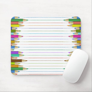 Muismat - Verkleurde potloodlijnen