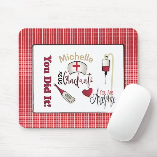 Muismat Verpleegbaar Afstuderen Gift Idea (Met muis)