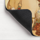 Muismat Vintage Kunst Alfons Mucha Fruit (Hoek)