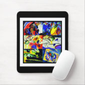 Muismat Vintage Kunst Kandinsky Collage (Met muis)