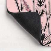 Muismat Vintage Kunst Roze Klaprozen (Hoek)