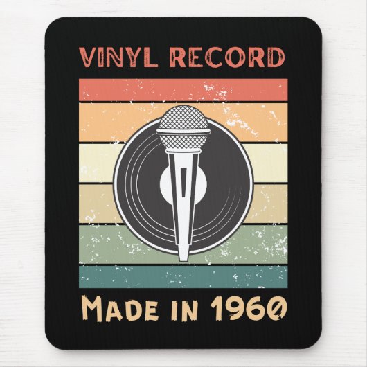 Muismat vinylrecord Retro-stijl (Voorkant)