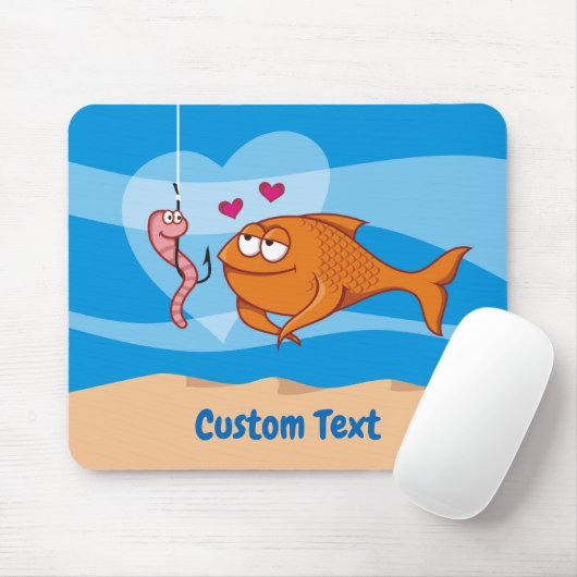 Muismat vis en aas in de liefde (Met muis)