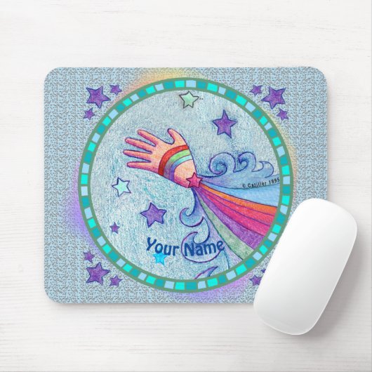 Muismat vliegend hand (Met muis)