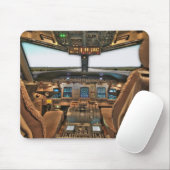 Muismat vliegtuigcockpit (Met muis)