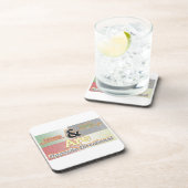 Muismat voor acrylwand, vleugeldoos, glas C Bier Onderzetter (Rechterzijde)