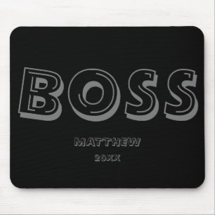 Muismat voor boss Modern Typografie
