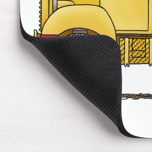 Muismat voor de aanleg van een autowrak op de weg (Hoek)