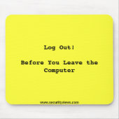 Muismat voor eenmalige aanmelding (Voorkant)