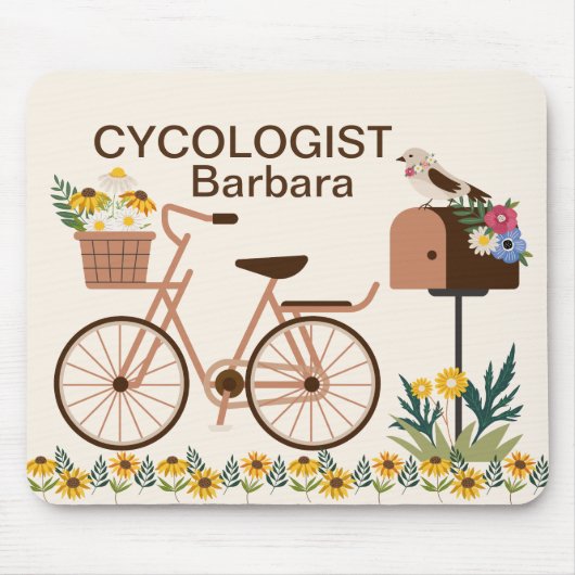 Muismat voor Fietser Cycologist (Voorkant)