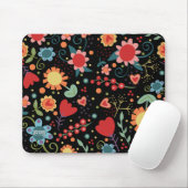 Muismat voor Floral-inspiratie "Fun and Funky" (Met muis)