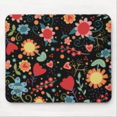 Muismat voor Floral-inspiratie "Fun and Funky" (Voorkant)