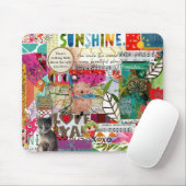 Muismat voor gemengde mediadecoupage-papiercollage (Met muis)