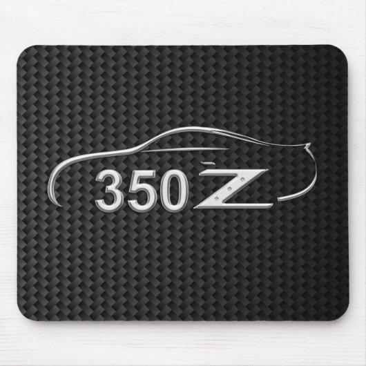 Muismat voor het ontwerp van koolstofvezel in de w (Voorkant)