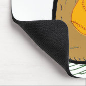 Muismat voor jonge jongen met handschoen en bal (Hoek)