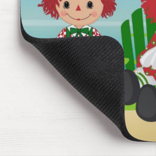 Muismat voor Kerstmis met Rag Doll (Hoek)