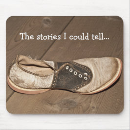 Muismat voor langwerpige zadelschoenen