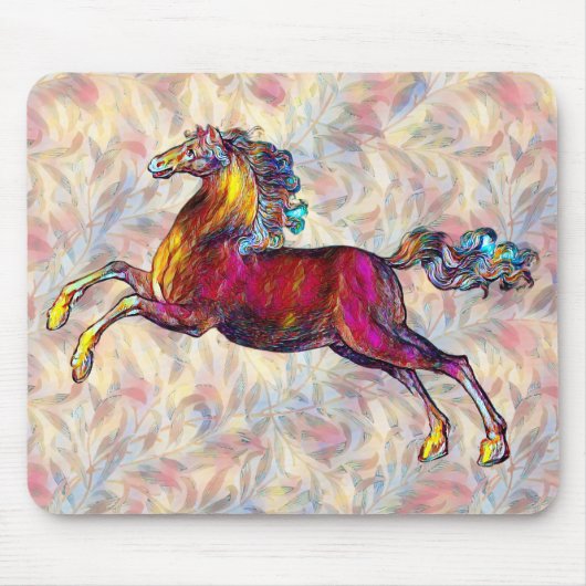 Muismat voor  paarden en patroonkunst (Voorkant)