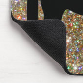 Muismat voor paardenzwart en goudsparkle (Hoek)