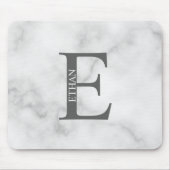Muismat voor persoonlijk monogram en naam (Voorkant)