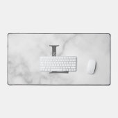 Muismat voor persoonlijk monogram en naam bureaumat (Keyboard & Muis)