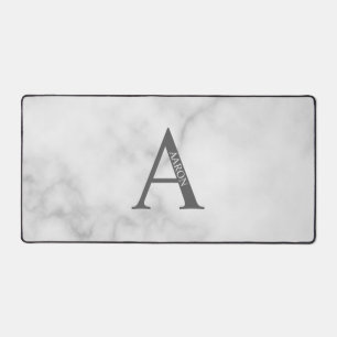 Muismat voor persoonlijk monogram en naam bureaumat