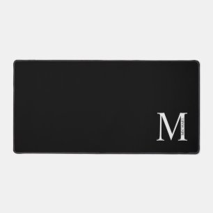 Muismat voor persoonlijk monogram en naam bureaumat