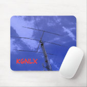 Muismat voor radioamateurroepnaam (Met muis)