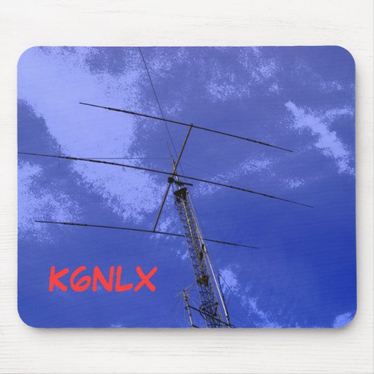 Muismat voor radioamateurroepnaam (Voorkant)