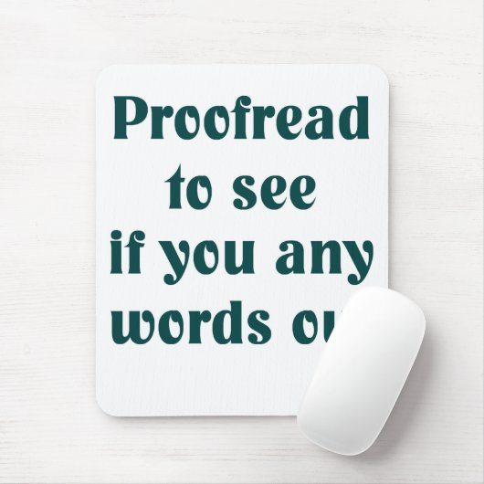 Muismat voor review (Met muis)