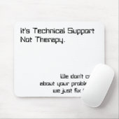 Muismat voor technische support (Met muis)