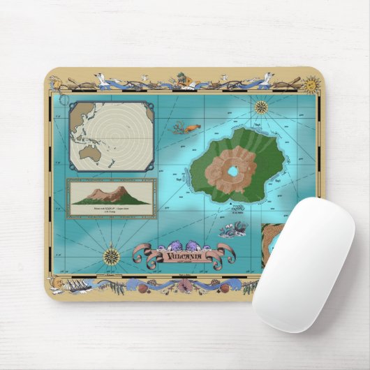 Muismat voor Vulcania Map (Met muis)