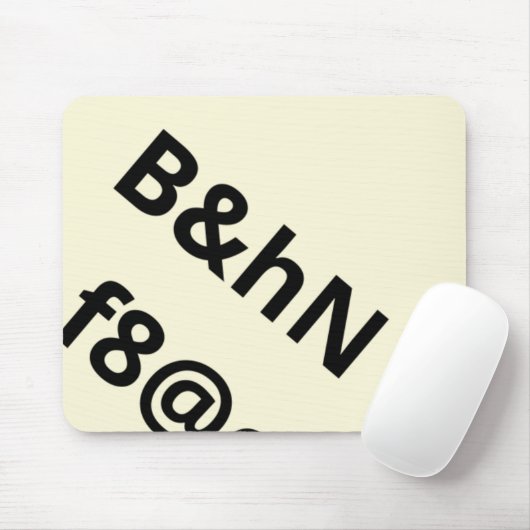 Muismat voor W? (Met muis)