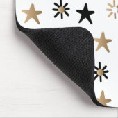 Muismat voor zwarte en gouden sterren (Hoek)