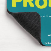 Muismat "Vraag me naar mijn denkkende probleem" (Hoek)