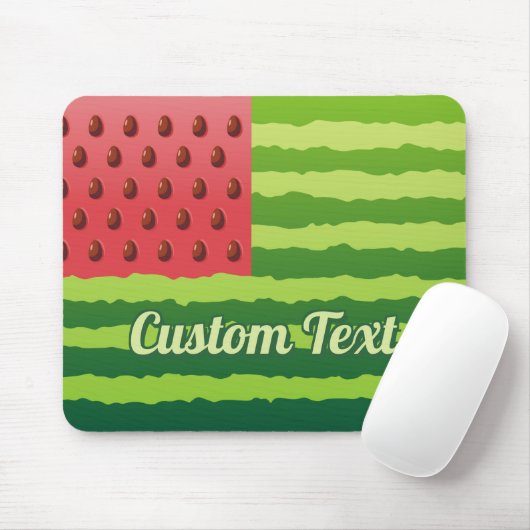 Muismat watermeloenvlag (Met muis)