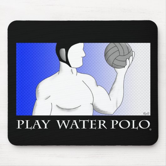 Muismat waterpoly afspelen (Voorkant)