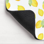 Muismat waterverf Lemons Patroon (Hoek)