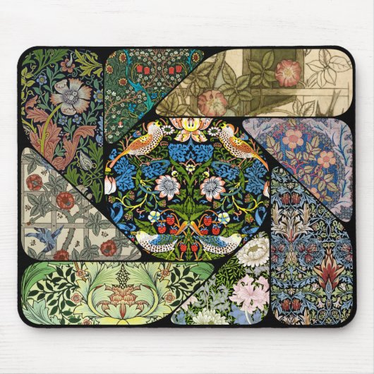 MUISMAT - William Morris Afbeelding Collage - Afge (Voorkant)