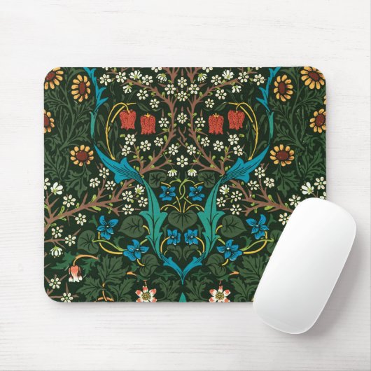 MUISMAT WILLIAM MORRIS "TULIPS DESIGN" (Met muis)