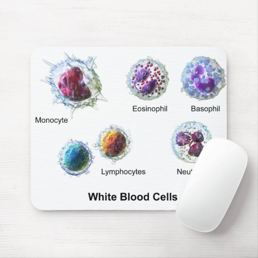Muismat Witte bloedcellen Leukocytendiagram (Met muis)