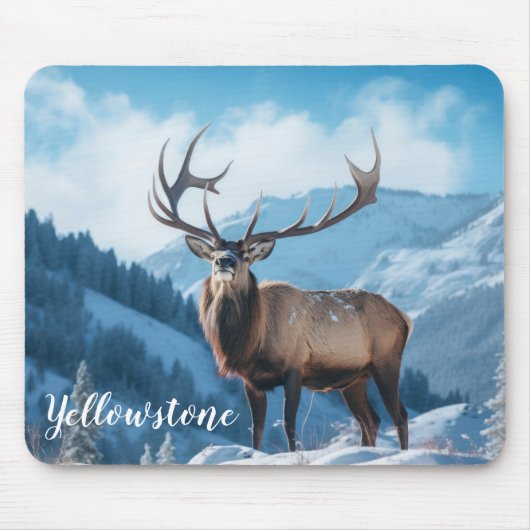 Muismat-Yellowstone Elk Muismat (Voorkant)
