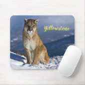 Muismat-Yellowstone Mountain Lion Muismat (Met muis)