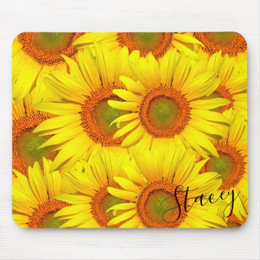 Muismat zonnebloemen (Voorkant)