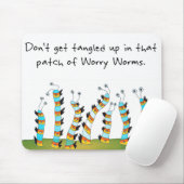 Muismat zorgwekkende wormen (Met muis)