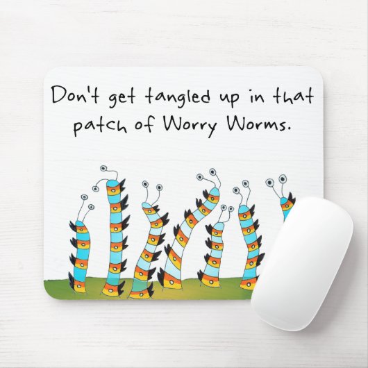 Muismat zorgwekkende wormen (Met muis)