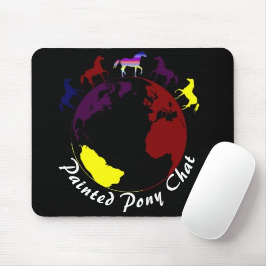 Muismat zwart (Met muis)